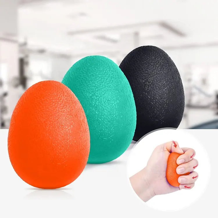 Wellshow Sport Hand Grip Strength Trainer Stress Relief Ball for Adults and Kids, Wrist Rehab Therapy Hand Grip Equipment Ball