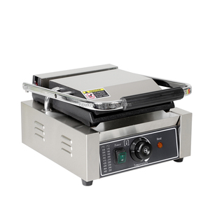 Thương mại điện không dính thép không gỉ bảng duy nhất áp lực phẳng tấm Panini nướng cao su bền xử lý điều kiện mới - Product Image 5