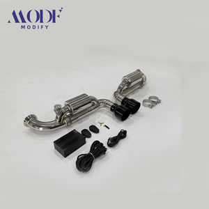 Système d'échappement sport de haute performance en acier inoxydable pour <span class=keywords><strong>Porsche</strong></span> 991 GT3 avec soupapes - Échappement sport racing - Product Image 3