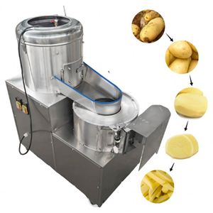 Máquina Cortadora de Patatas, Máquina Peladora y Cortadora de Patatas, Máquina para Lavar, Pelar y Cortar Patatas, Peladora de Patatas - Product Image 1