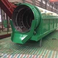 Tamis rotatif pour déchets solides, tamis à tambour rotatif portable pour sciure de bois et plastique