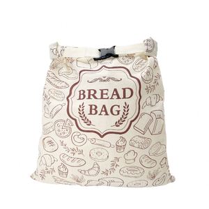 Sacs à pain réutilisables en coton et lin non blanchis, écologiques, pour kit de cuisine au levain - 13x17 pouces, stockage alimentaire naturel - Product Image 4