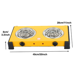 <span class=keywords><strong>Plaque</strong></span> chauffante Bobine à double brûleur Double <span class=keywords><strong>plaque</strong></span> chauffante solide Utilisation <span class=keywords><strong>de</strong></span> la cuisine Cuisinière électrique <span class=keywords><strong>Plaque</strong></span> chauffante domestique - Product Image 6