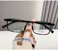 Lunettes de vue rectangulaires ultra-légères en TR90, monture dégradée, anti-lumière bleue, montures optiques sur ordonnance