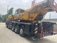 Grue mobile d'occasion QY100 de 100 tonnes, flèche télescopique, machinerie de levage hydraulique