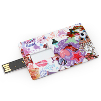 Clés USB promotionnelles 32 Go, 16 Go, 8 Go, 4 Go et 1 Go, clés USB bon marché, clés USB en forme de carte de crédit, lot de 20, carte modem en plastique, capacité de 128 Go, utilisation du pilote