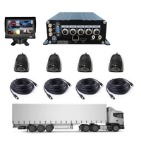 Enregistreur vidéo 4 canaux SeemeTech pour caméra embarquée de camion avec stockage max. 1 To, GPS, carte TF, enregistrement en boucle, batterie intégrée, garantie 1 an