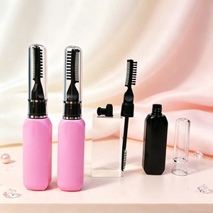 Custom Color Empty Hair Mascara <b>Bottle</b> Screw Cap 12ml Dual-sided Comb <b>Brush</b> Eyelash Cosmetic Packaging Tube Eyebrow Tube Makeup - Product Image 1