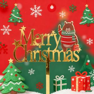 ของตกแต่งหน้าเค้กอะคริลิค รูปน้ำผึ้งและน้ำตาลหวาน สำหรับตกแต่งเค้กในวันคริสต์มาส - Product Image 2