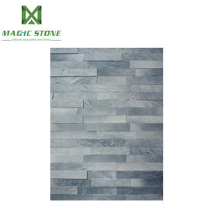 Carrelage mural en argile flexible MCM DIY Striped Stone Series Auto-adhésif en céramique Protection de l'environnement - Product Image 1