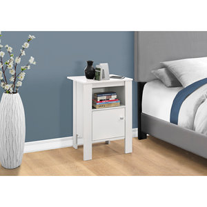 24 \ "HMS tavolino in legno bianco con ripiano per mobili da soggiorno - Product Image 6