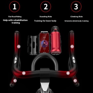 Vélo de spinning tout-en-un Citipro SPB-09 en acier, qualité commerciale, contrôle magnétique, équipement d'exercice écologique et silencieux - Product Image 4