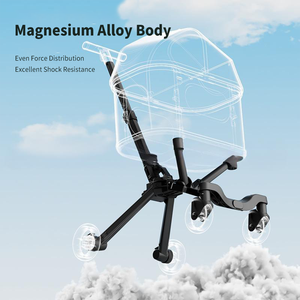 अपने छोटे पालतू जानवर के साथ कहीं भी जाएं एक हल्का, एक-बटन फोल्डेबल रोलर जो बाइक पर भी माउंट करता है। - Product Image 6