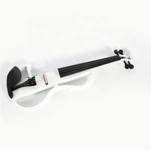 Starway 4/4 Đàn Violin Điện Giá Rẻ Fiddle Nhạc Cụ Có Dây Basswood Với Phụ Kiện Cáp Tai Nghe Cho Người Mới Bắt Đầu - Product Image 2