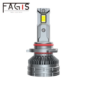 New F3 <span class=keywords><strong>LED</strong></span> 9005/9006 xe đèn pha bóng đèn với 65 Wát 6500K 5500lm 3570 chip nhôm cơ thể hiệu suất cao - Product Image 1