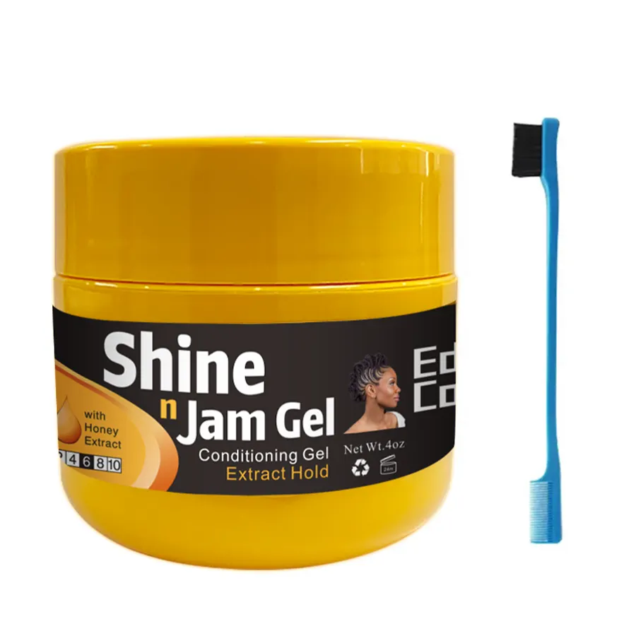 Shine n Jam Private Label Wholesale Neat Braid Conditioning Shining Custom Edge Control Hair Gel