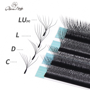Glamlash Bán Buôn Tùy Chỉnh 0.07 Mm C D Curl Lash Khay Premade Khối Lượng Giả Giả Chồn Mềm Dễ Dàng Fan 7D W Hình Mở Rộng Lông Mi - Product Image 1