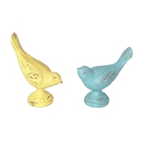 Vilead — Figurine d'oiseaux colorée en résine, 5 pouces, artisanat, Statue en polyrésine Antique