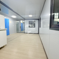 Vente directe usine – Maison conteneur modulaire extensible de 20 pieds en structure acier, complète avec eau et électricité, chambre empilable