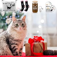 Coffrets cadeaux personnalisés pour les amoureux des chats et les femmes - Design créatif fait main avec des matériaux naturels
