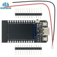 Carte de développement de module compatible WiFi T-Display ESP32, carte de contrôle LCD 4 Mo de 1,14 pouces