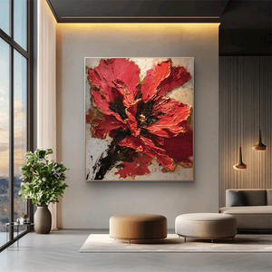 <span class=keywords><strong>Peinture</strong></span> murale 3D peinte à la main, décor mural, <span class=keywords><strong>fleurs</strong></span> à l'huile peintes <span class=keywords><strong>au</strong></span> <span class=keywords><strong>couteau</strong></span>, <span class=keywords><strong>peinture</strong></span> artisanale, peintures à l'huile personnalisées de <span class=keywords><strong>fleurs</strong></span> - Product Image 1