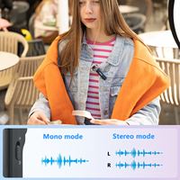 Microphone Lavalier sans Fil pour Android, Appareil Photo Reflex Numérique, Diffusion en Direct sur YouTube, Enregistrement Audio, Interview