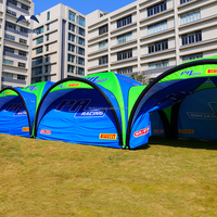 TentSpace TS-IT0404 tentes d'événement en plein air pour la course de voitures murs gonflables en tissu Oxford imperméable utilisation quatre saisons conception personnalisée