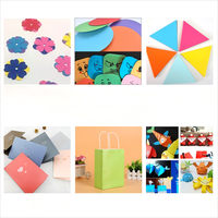 Papier couleur 120 g/m² A3 A4 de haute qualité pour l'emballage, l'impression, l'artisanat, les étiquettes suspendues, les cartes de table et les sacs