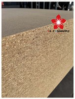 Panneau de particules marron monocouche de 15 mm, économique, imperméable, en bois-ciment, pour usage intérieur et applications hôtelières