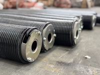 Ressort de torsion robuste antirouille, absorption des chocs durable, pour portes industrielles et bâtiments commerciaux, conforme ROHS