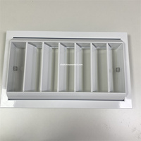 Nuveq Drum Jet Diffuseur Feuille d'aluminium Persiennes d'air en forme de rectangle