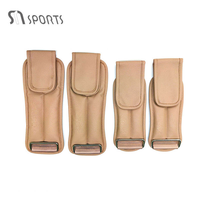 Sangle de soutien réglable unisexe en cuir et métal pour poignet et cheville, avec logo personnalisé, antidérapante et protectrice, pour l'entraînement – Vente en gros