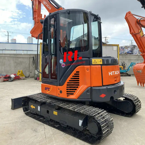 Mini-excavatrice sur chenilles Hitachi ZX50U d'occasion, 5 tonnes, moteur ISUZU d'origine du Japon, modèle 2024, garantie 1 an, moteur en parfait état - Product Image 1