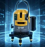 Offre Spéciale : Niveau laser rotatif automatique 5 lignes à auto-nivellement, faisceau vert 360 degrés, multi-usages