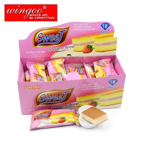 Pastel Halal de alta calidad, sabor dulce, sabor fresa - Product Image 1