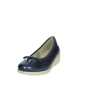 Cinzia <b>Soft</b> Women's <b>Pumps</b> Blue <b>Leather</b> Wedge Heel Comfort Shoes Size 35 38 39 40 - Product Image 6