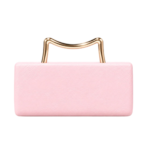 Bolso de Noche de Piel Sintética con Asa Superior y Orejas de Gato para Mujer, Elegante Cartera de Mano con Cadena Desmontable, Bolso de Hombro de Color Sólido a la Moda - Product Image 1