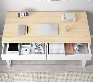 <span class=keywords><strong>Scrivania</strong></span> Salvaspazio per Computer, Ideale per Lavorare da <span class=keywords><strong>Casa</strong></span>, <span class=keywords><strong>Scrivania</strong></span> Bianca con Cassetti, Tavolo per Arredamento Commerciale - Product Image 3