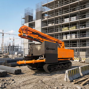 Nueva Bomba de Hormigón Eléctrica Diésel Económica de Bajo Mantenimiento para Construcción, Transporte de Hormigón con Distancia Vertical de 20m HMC18 - Product Image 3
