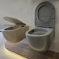 WC commercial, articles sanitaires pour salle de bain et cuisine, combo bidet Metro, toilettes bleu ciel, commodes, céramique, articles sanitaires industriels, salle de bain, cuisine, usine