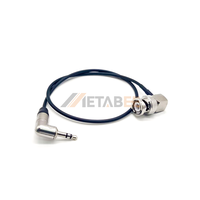 Câble coaxial RG174 75 ohms BNC mâle droit vers coudé 3,5 mm, 40 cm, Jumper