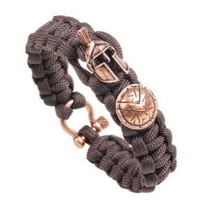 Mode Outdoor Survival Regels Paraplu Touw Helm Schild Armband Paraplu Touw Survival Armband Voor Mannen