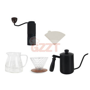 Bộ Hộp Quà Tặng Cà Phê Túi Xách Tay Du Lịch Thủ Công Ấm Đun Nước Nhỏ Giọt Bộ Máy Pha Cà Phê Máy Xay Cầm Tay - Product Image 4