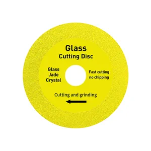 Glass Cutting Disc Thin Saw Blade Wheel Glass Ceramic Cutting for Angle Grinder 4'' Diamond Saw Blade 100mm Thin Cutting Disc