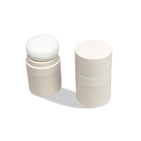 Contenant rechargeable de 8,5 g pour poudre volumisante pour cheveux, avec applicateur en forme de champignon pour poudre libre, emballage cosmétique portable pour blush, flacon en plastique