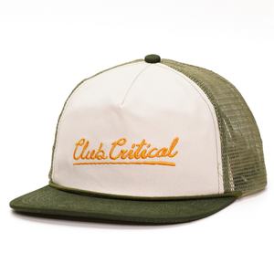 Gorras Trucker Personalizadas de Algodón de 5 Paneles con Logotipo Bordado en Dos Tonos y Malla Trasera - Product Image 1