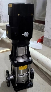 Pompe centrifuge verticale multi-étages en acier inoxydable 304, 2000 LPH, 15 m de hauteur de refoulement, pour filtre de surpression d'eau en pipeline - Offre Spéciale - Product Image 4