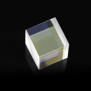 K9 material cubo de vidro óptico, divisor de prisão amarelo azul divisor de feixe