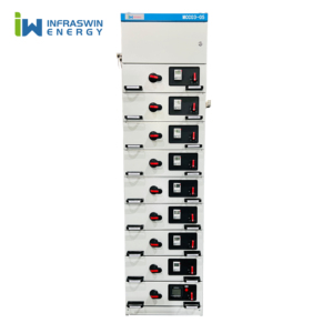 ตู้สวิตช์เกียร์มอเตอร์มาตรฐาน IEC สำหรับควบคุมมอเตอร์แรงดันต่ำ 480V ได้รับการรับรองมาตรฐาน CE พร้อมระบบล็อคแบบไฮบริด IP54 50kA 1000-6300A สำหรับศูนย์ข้อมูล - Product Image 1